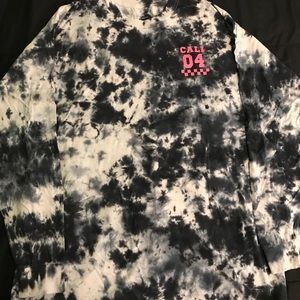 Tie dye long sleeves shirt